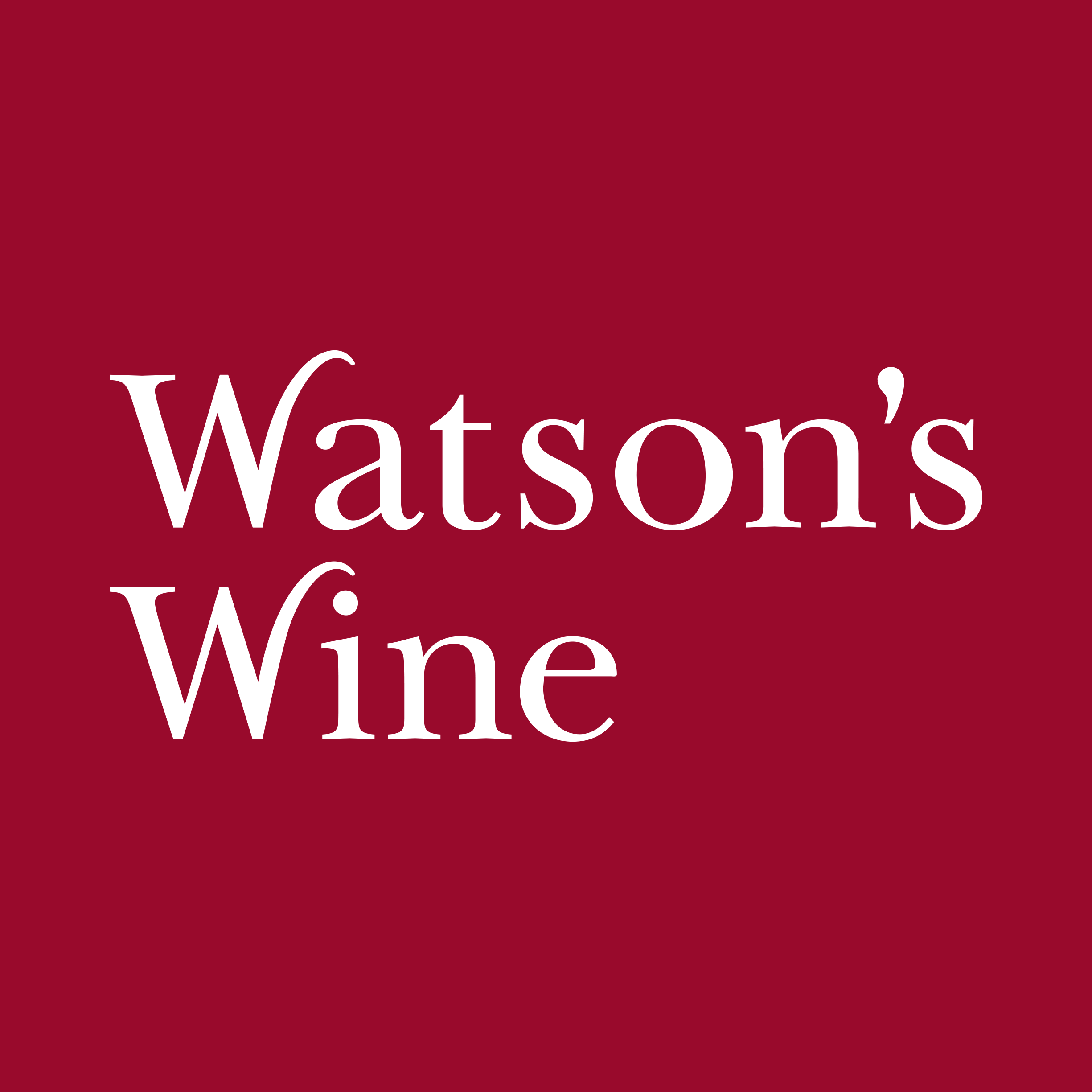 Watson's Wine Logo